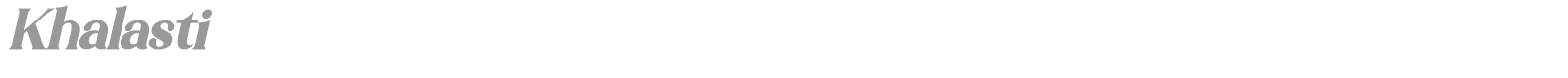 Khalasti font preview